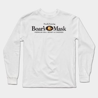 Boar's Mask Inosuke Logo Long Sleeve T-Shirt